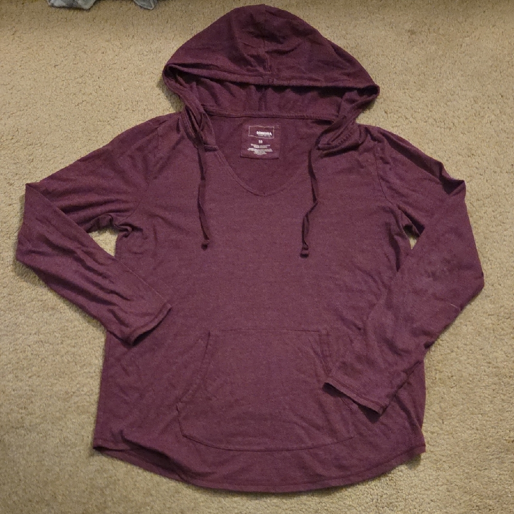 Women's Purple Hooded Sweater